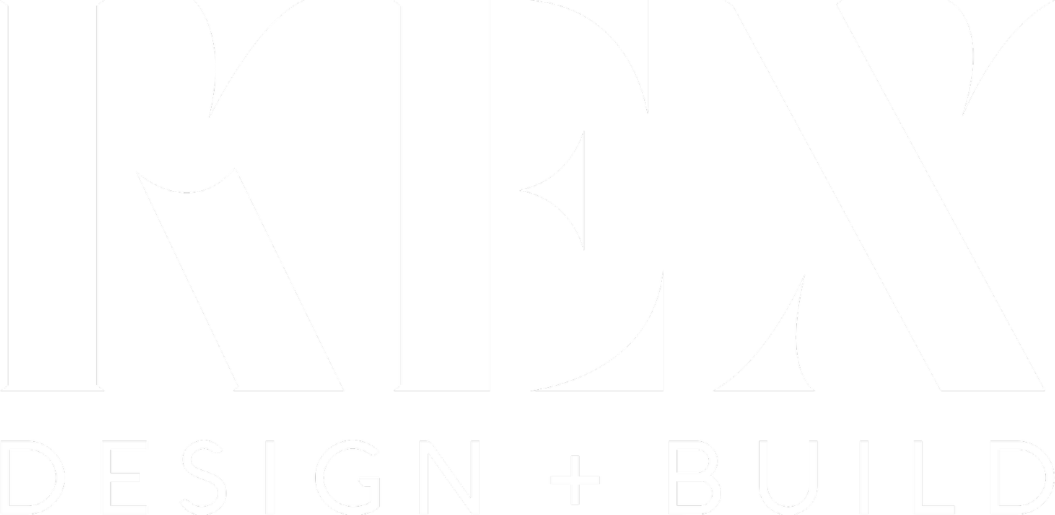 Logo for "KEX Design + Build"